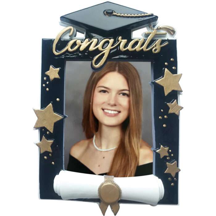 Congrats Graduation Frame Ornament Personalized