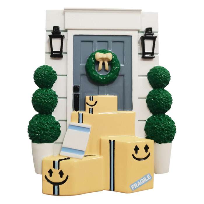Door Delivery Packages Ornament Personalized