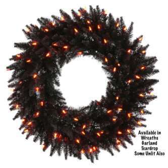 Black Fir Collection Wreath