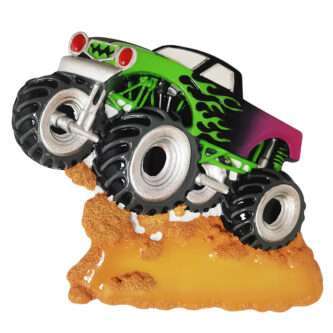 Monster Truck Ornament Personalized