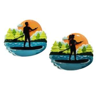 Paddle Boarder Ornaments Personalized