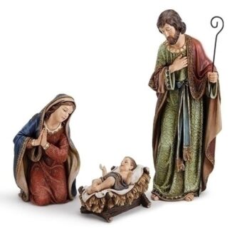 Holy Family with Adornments Figurines