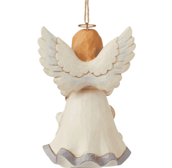 Back Woodland Believe Angel Ornament by Jim Shore