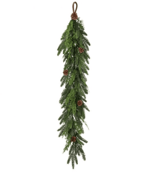 Cedar Spruce Pine Cone Garland Christmas Store