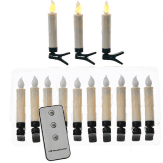 Two-Tone Candle Clip-on Light Set