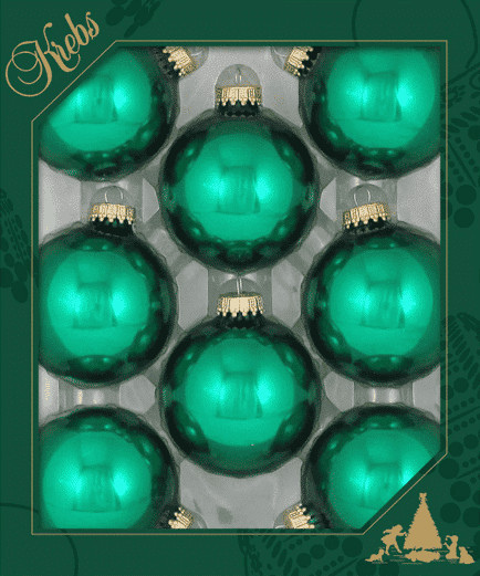 Emerald Green Ball Ornaments