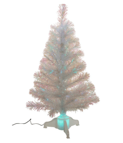 32" Fiber-Optic LED Iridescent Tree