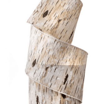 Frosted Natural Birch Look Ribbon