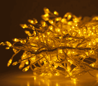 Gold 400 Light Micro LED Fairy Lights Five Colors