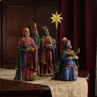 Real Life 10 Nativity Creche Sixteen Piece