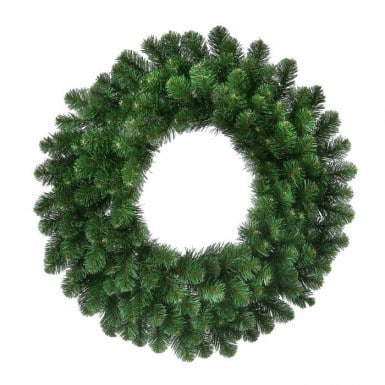 60" Unlit Desluxe Oregon Fir Wreath