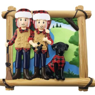 Hunting Family Personalized Christmas Ornament Click for More Sizes