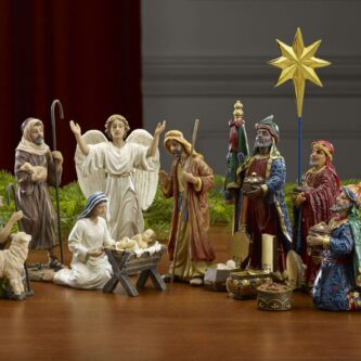 Real Life 10" Nativity Set
