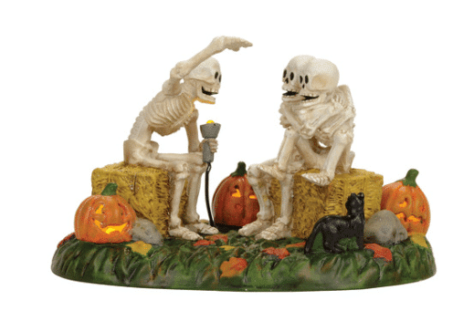 Dept 56 Halloween Village Scary Skeleton Stories