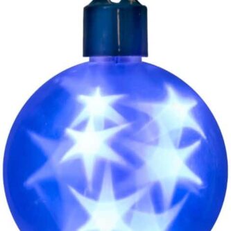 Battery Operated Blue LED Holographic Starfire Sphere