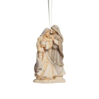 Soft Colors Holy Family Ornament