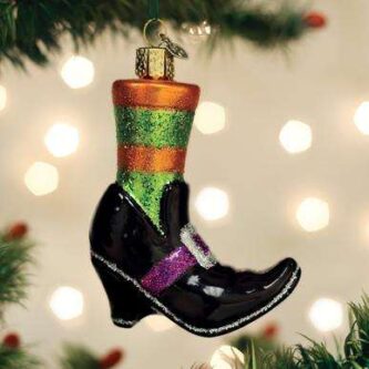 Old World Christmas Witches Shoe Ornament