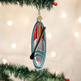 Stand Up Paddle Board Ornament Old World Christmas