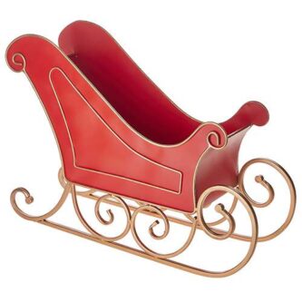 Gold Accent Sleigh Container