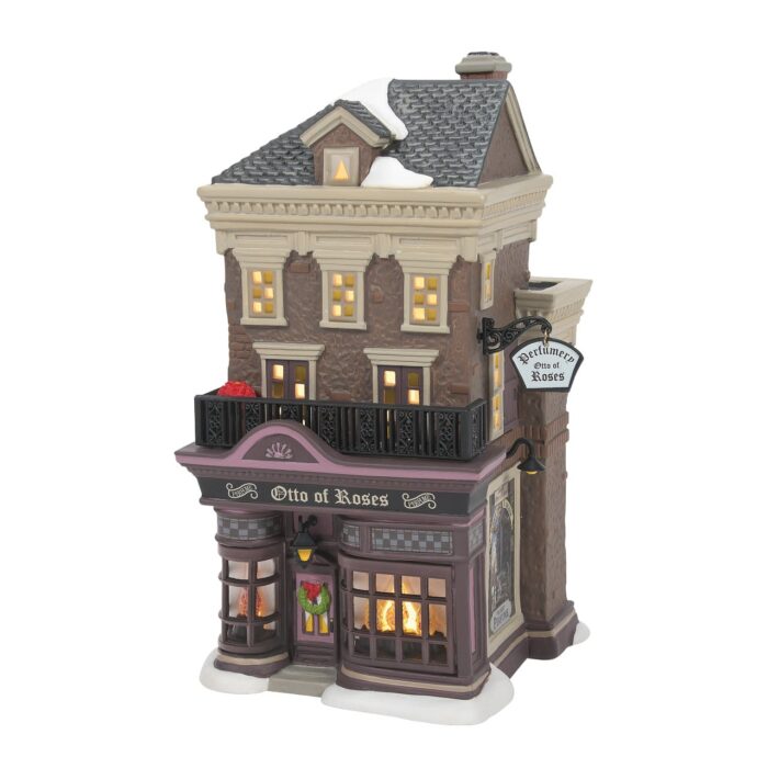 Front Otto Of Roses Perfumery Perfect Fragrance Dept 56 Dickens Village