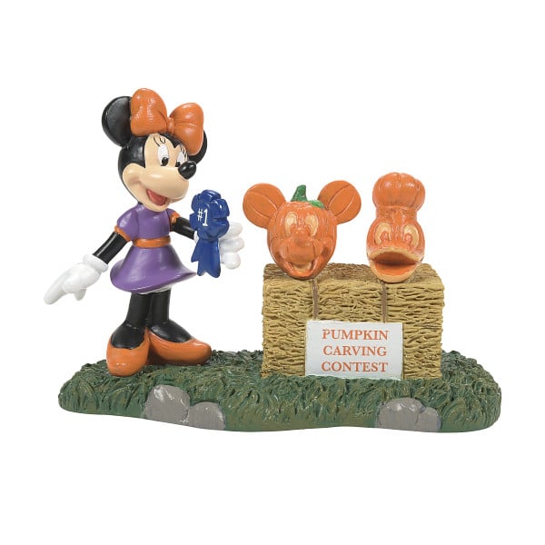 Minnie Accessory Pumpkintown Carving Studio A Winner Dept 56 Disney Halloween Village