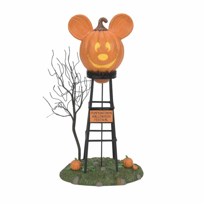 Pumpkintown Carving Studio A Winner Dept 56 Disney Halloween Village Watertower