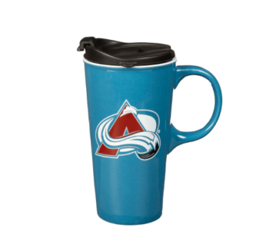 Colorado Avalanche® Travel Latte Mug In Gift Box