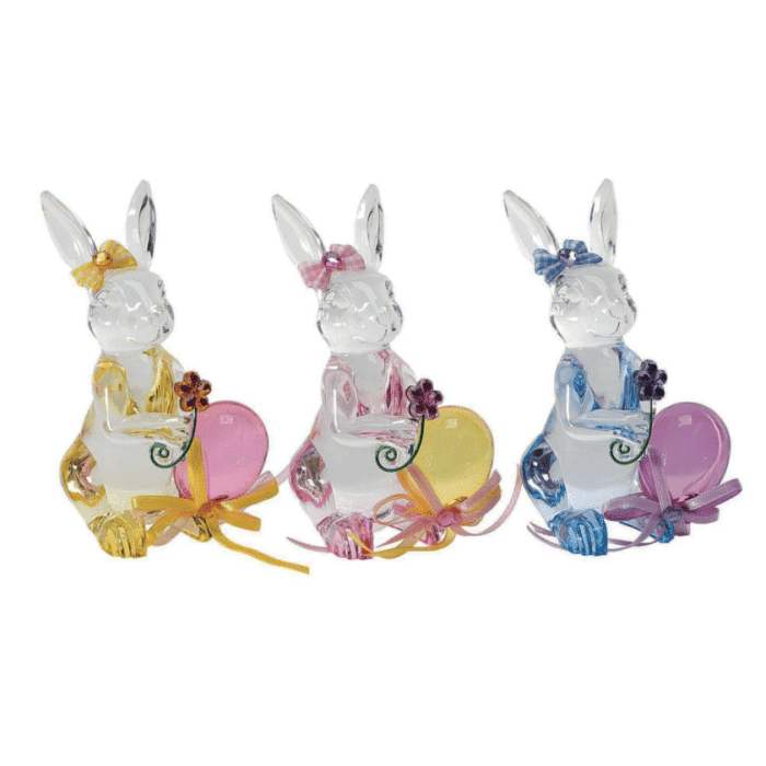 Spring Bunnies Facet Collection Pink Yellow Purple