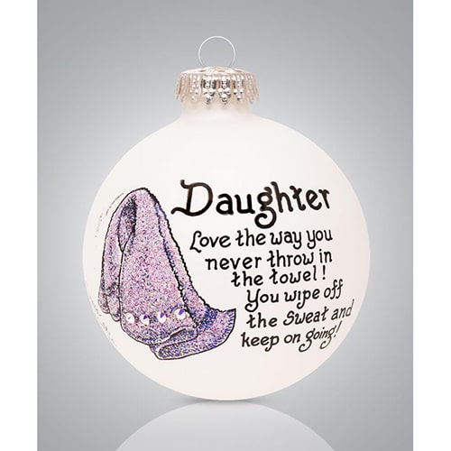 Daughter Towel Ball Ornament