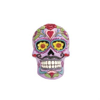 Purple Skull Day Of The Dead By Jim Shore