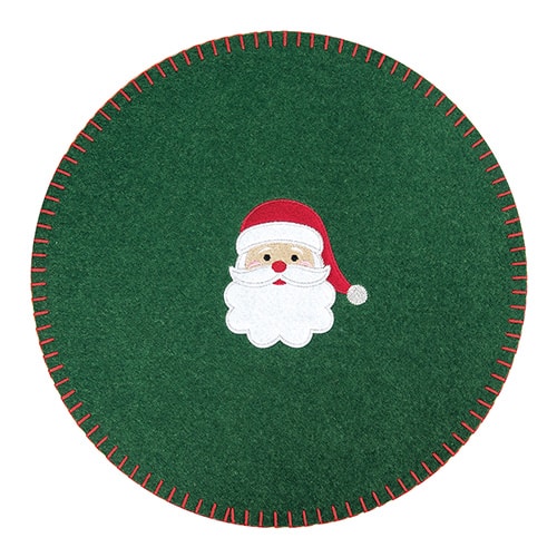 Santa Face Placemat Round